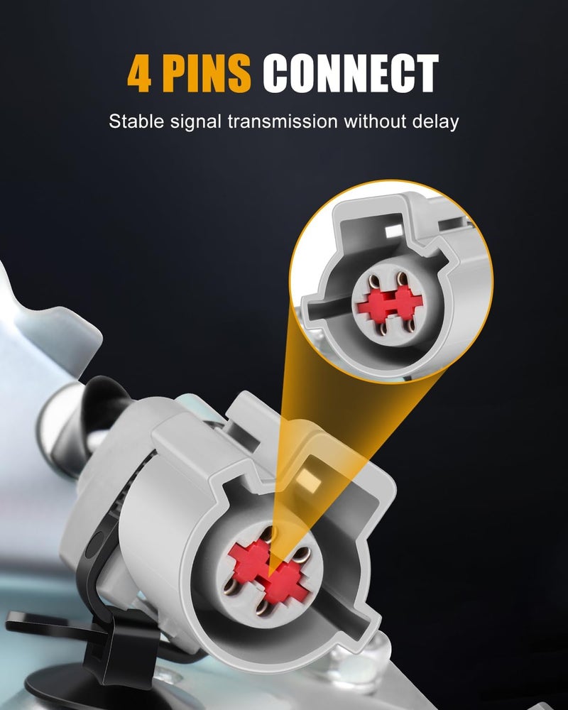 ROADFAR Windshield Wiper Motor Replacement fit for 1997-2002 For Ford Trucks,1998-2002 For Lincoln Trucks,2001-1998 For Mercury Trucks,40-2030,618-00793,54902212 - Image 5